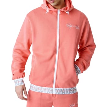 Hooded trainingspak met ritssluiting en elastische band met logo Project X Paris