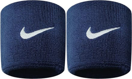 Nike Swoosh - Zweetband - Unisex - Blauw/ Wit