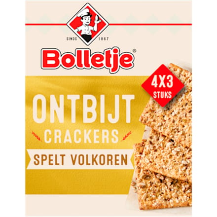 Ontbijtcrackers spelt volkoren