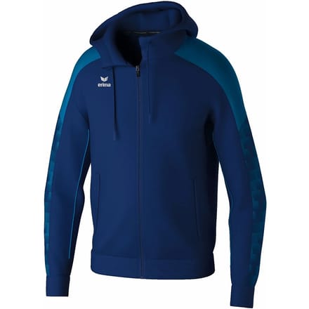 Erima Evo Star Trainingsjack Met Capuchon Heren - Marine / Blauw | Maat: M