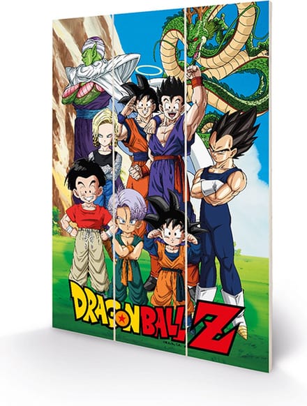 Dragon Ball Z - Unbreakable Bonds Wood Print 20 X 29.5 cm