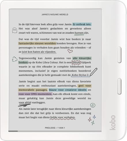 Kobo Libra Colour e-Reader wit