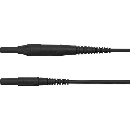 Schützinger MSFK B441 / 1 / 100 / SW Meetsnoer Stekker 4 mm Stekker 4 mm Zwart 1 stuk(s)