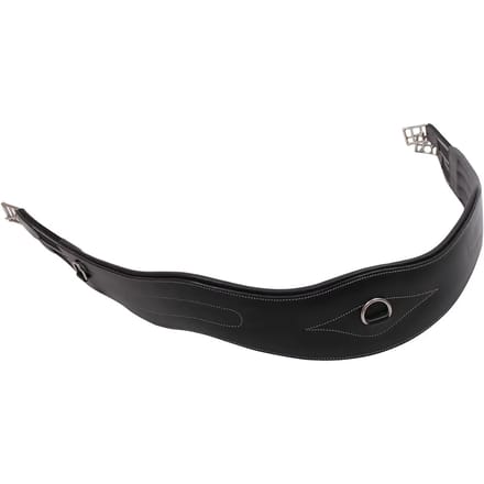 Anatomische lederen band met stiksels QHP Luxe