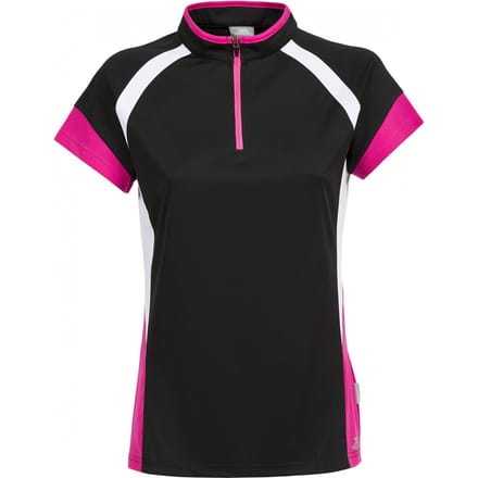 Trespass - Dames Harpa Korte Mouwen Fietsshirt (Zwart)