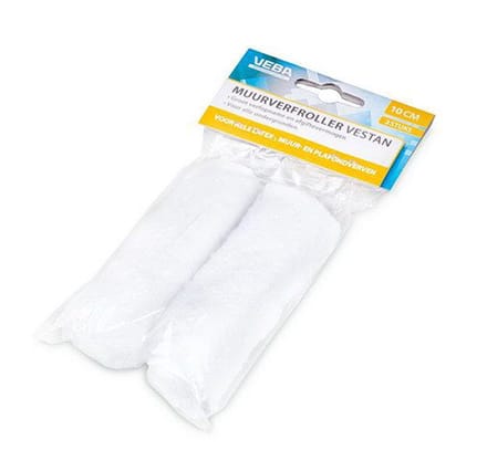 2 stuks VEBA verfrollers voor latex, muur en plafond | Rolbreedte 10 cm