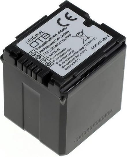 Huismerk Camera-accu VW-VBG260 voor Panasonic