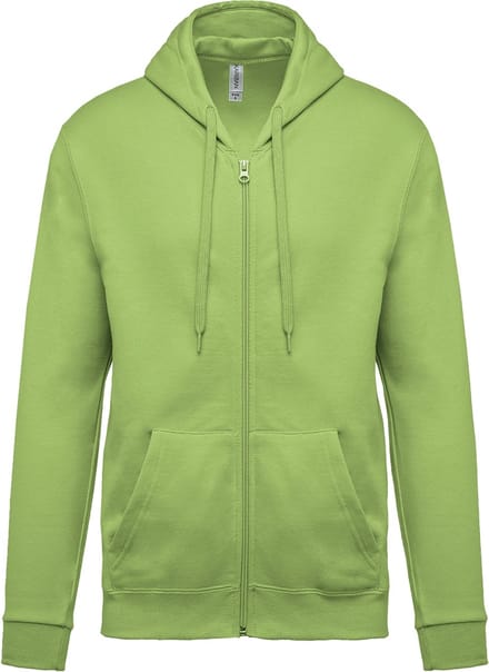 Kariban Sweater met rits en capuchon K479 - Lime - M