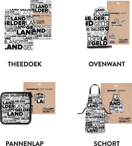 Gelderland keukentextiel voordeelpakket - Souvenirs Nederland