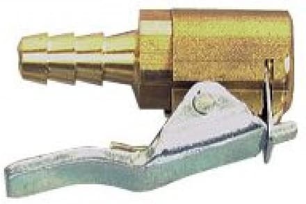 Pomp Mondstuk - Messing Connector - Bandenspanning Controleren - Type Michelin - 7 mm Slang - Messing
