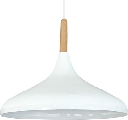 Bamyum Hanglamp Champion 35cm Metaal Wit E27 Lamp