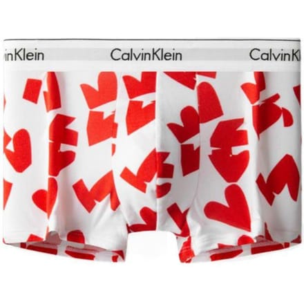 Boxers Calvin Klein Imprimé Cœur Sous-vêtements Homme NB3348-BBG M gray