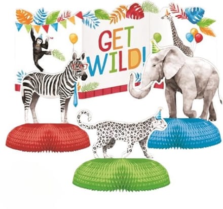 Partyset jungle / dieren