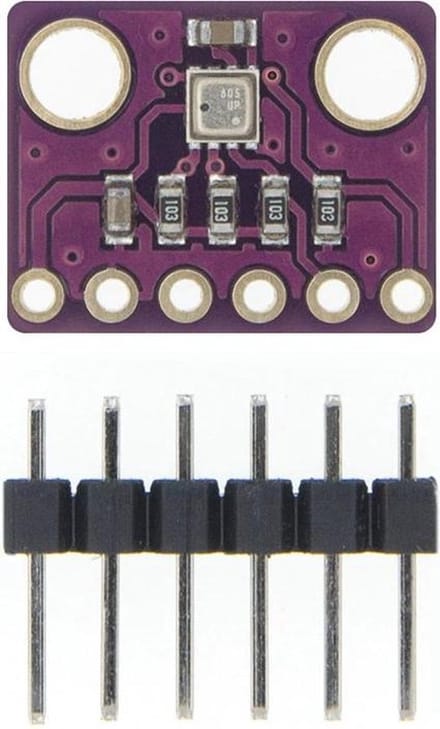 OTRONICÂ® 3-in-1 sensor Temperatuur Luchtvochtigheid en Luchtdruk | 3.3V | I2C en SPI | Bosch BME280