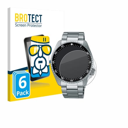 Screenprotector 6 Stuks voor Seiko 5 Sports SRPM11K1 Beschermglas transparant