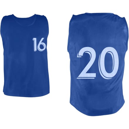Genummerde chasuble van 16 tot 20 Sporti (x5)