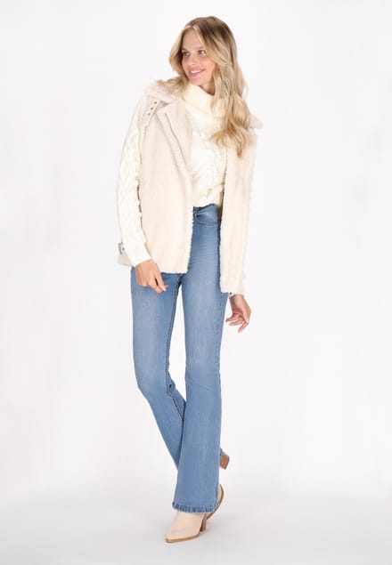 IZIA Vest Dames wolwit