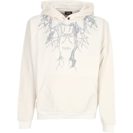 Mannen lichtgewicht Hoodie wit