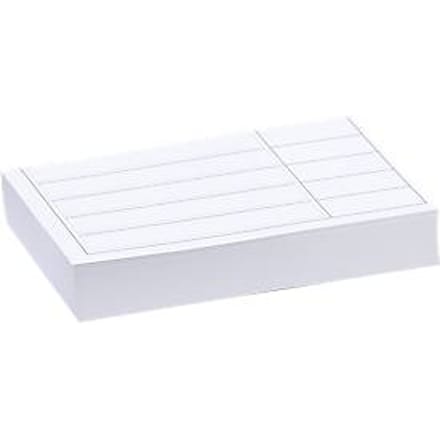 Etiket voor inzetbak, staal, 100 stuks
