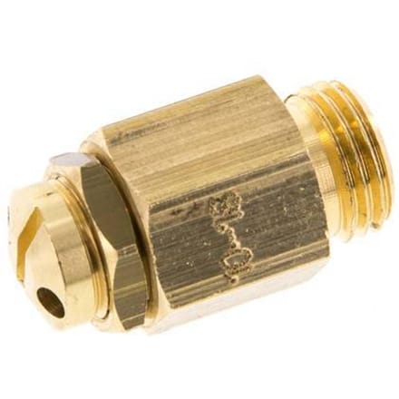 G 1/4'' messing instelbare veiligheidsklep 10-18 bar (145,04-261,07 psi)