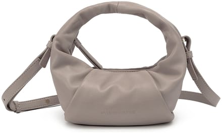 LES VISIONNAIRES Greta Mini Essential Handtas Leder 23 cm - Dames - cappuccino beige