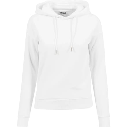 Dames sweatshirt met capuchon urban Classic basic côtelés