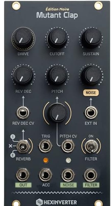 Hexinverter Mutant Clap - Drum modular synthesizer