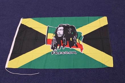 Bob Marley Jamaica vlag 100 x 150 cm