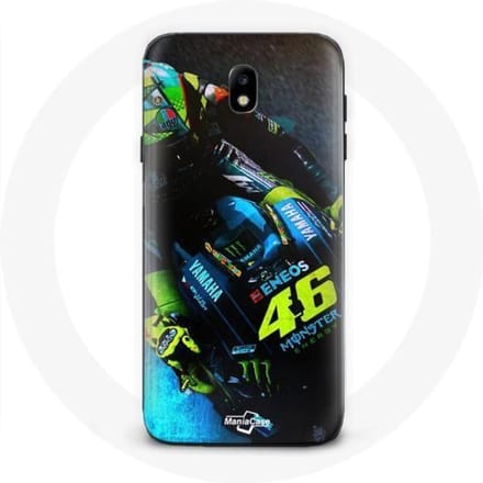 Coque pour Samsung Galaxy J7 2017 Valentino Rossi Pilote de course Moto GP