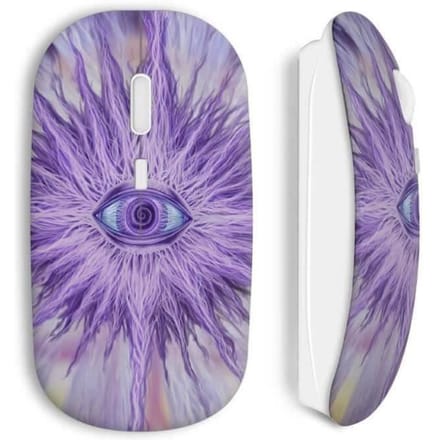 Violet oog draadloze muis