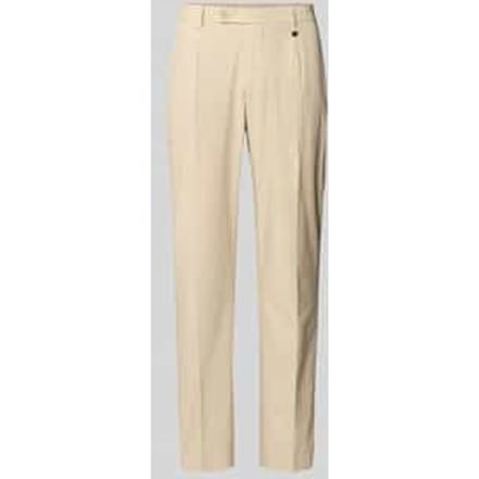 Regular fit broek met persplooien model 'LUIS'