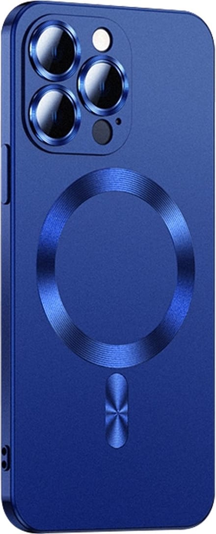 iPhone 13 hoesje - Dun Design - Magsafe compatible - Case cover - Shock Proof - Donkerblauw - Provium