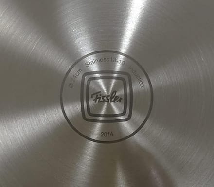 Stainless Steel Pan Ø 24 cm - Uncoated Cookware for All Heat Sources