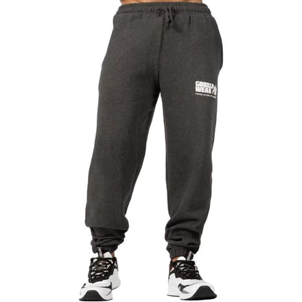 Gorilla Wear Classic Oversized Sweatpants - Donkergrijs Gemeleerd - S