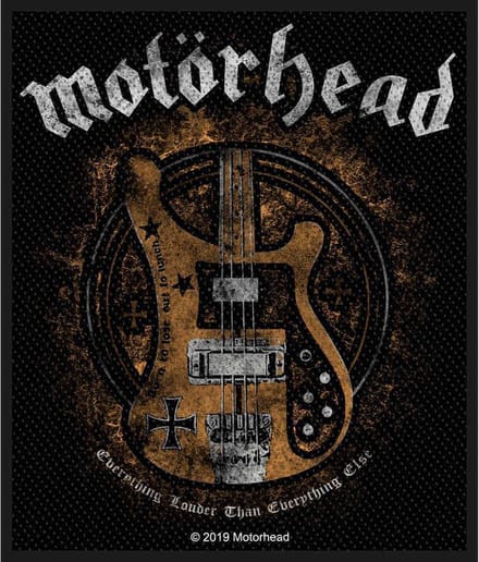 Motorhead - Lemmy's Bass Patch - Zwart