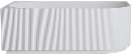 Wiesbaden Rivi Hoekbad Links 180 x 80 cm - Acryl Glans Wit