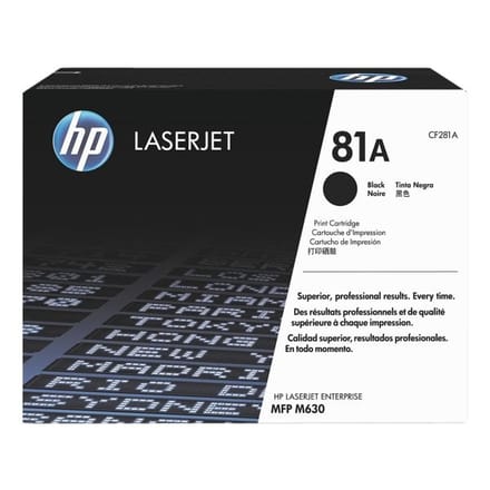 HP Toner 81A Origineel Zwart 10500 bladzijden CF281A
