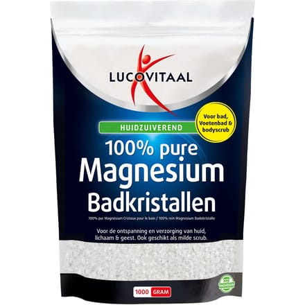 Lucovitaal Magnesium Badkristallen 1000 gram