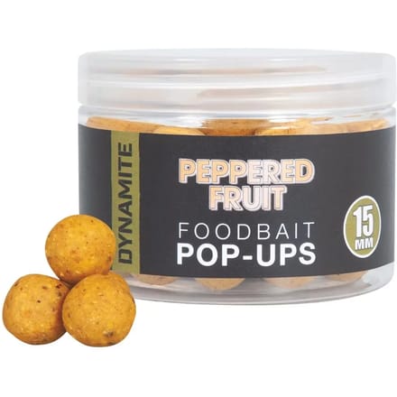 Drijvende boilies Dynamite Baits Peppered Fruit Food Popup