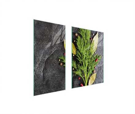 TMK ArtDeko - Snijplank - 75x52 cm - Glas - Groen