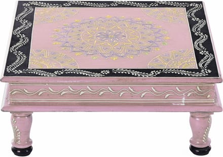 Salim-Accenttafel - Mangohout - Roze