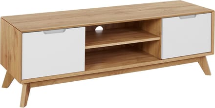 Ezra-Lowboard - 2 Witte Deuren