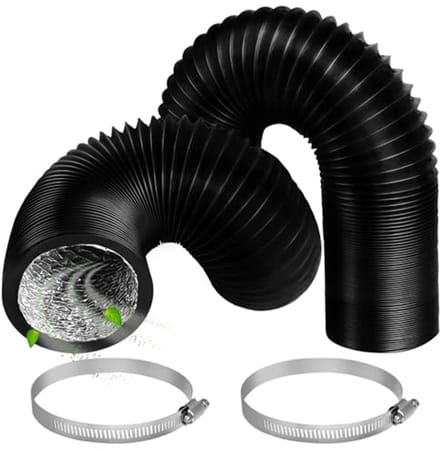 Flexibele Afvoerslang 100 mm - 2 m Aluminium Buis voor Airconditioning, Droger en Afzuigkap