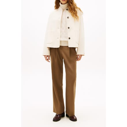 Tommy Hilfiger Wool Short Bomber Jacket Calico Taglia: 38 | Bomber Outlet | Donna