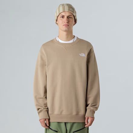 The North Face Essential Lite Crew Casual sweater heren Bruin XS
