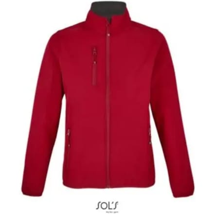 SOL'S Women´s Falcon Zipped Softshell Jacket L03828 - Pepper Red - M