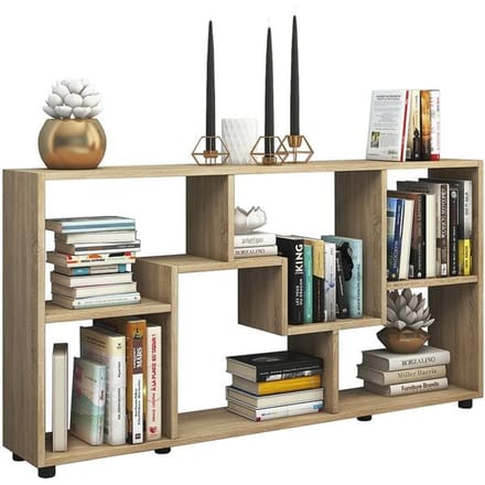 Houten dressoir Plank Ruimteverdeler Staande plank Decoratieve opslag Ladekast Pintal