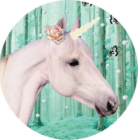 Sticker Unicorn Groen