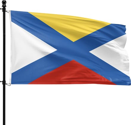 VlagDirect - Katwijk vlag - Gemeente Katwijk vlag - 90 x 150 cm.
