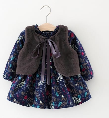 Baby Garden baby jurk vest - set maat 92
